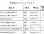 新大正入选2023重庆民营企业100强榜单